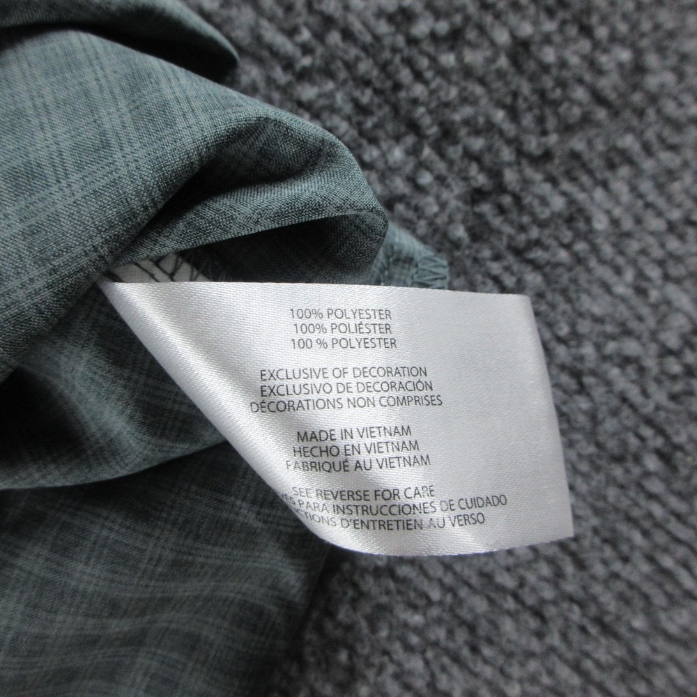 Orvis Shirt Mens L Green Check Short Sleeve Button Up Casual Outdoor Golf - Picture 5 of 9